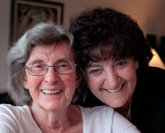 Vicki and her Mom (age 90)