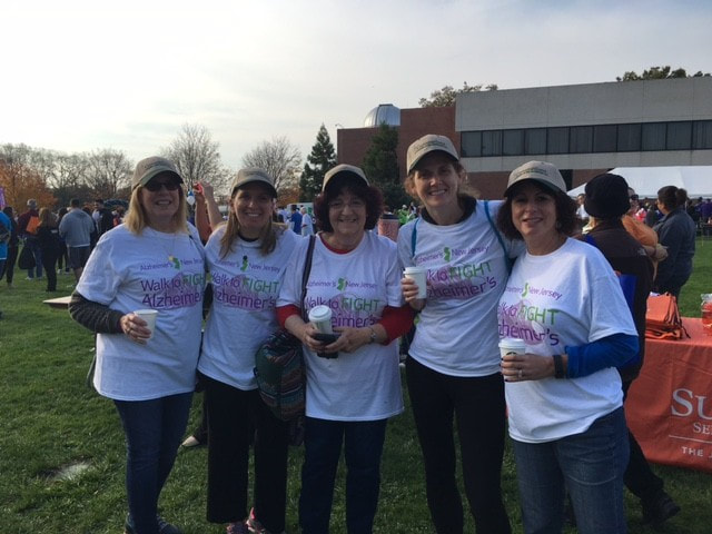 Vicki and Staff of Generations on Alzheimers Walk